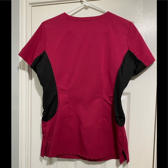 Purple Label Yoga by Healing Hands Scrub Top - Picture 2 of 2